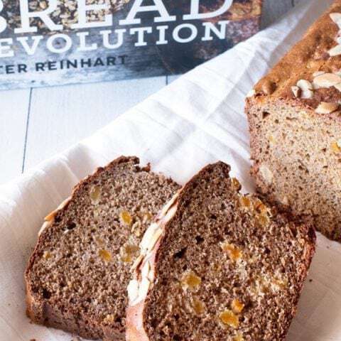 Bread Revolution Cookbook Review + Apricot Almond Spelt Quick Bread | cakenknife.com